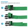Unique Bargains Travel Luggage Adjustable Buckle Belt Utility Strap 2 Pcs - 4 of 4