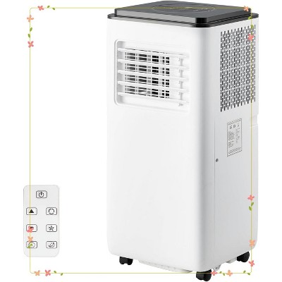 Portable Air Conditioner, 8000 BTU AC Unit for Rooms Up to 350 Sq.Ft with Remote Control and Digital Display