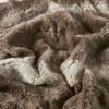 Sapphtopaz 66"x90" Reversible Faux Fur-Mink Blanket, Luxuriously Soft Throw Blanket for Bed, Oeko-Tex Certified Fleece Blankets, Twin Size Blanket - 2 of 3