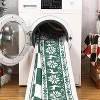 Runner Rug, Washable Checkered Christmas Carpet, Soft Low Pile Non-Slip Rug for Kitchen, Entryway or Hallway Decor - 2 of 4