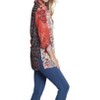 Women's Mixed Print Crinkle Shirt - Multiples - 2 of 4