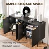 GlasFlength Decorative Storage Cabinets, Self-Serve Lockers Recessed Cabinets In Kitchen and Dining Room Entrance Cabinets - 4 of 4
