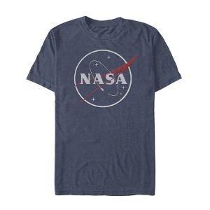 Men's NASA Sleek Glitter Logo T-Shirt - 1 of 3