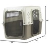 Pet Lodge 2-Door Pet Crate, Airline Approved Dog and Cat Carrier for Travel, Heavy Duty Plastic Kennel, Fits up to 48.5 Pounds, Large - 2 of 3