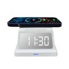 ZTECH ChargeX Rise - Wireless Charging Alarm Clock with 3 Alarms, 5 Brightness Settings, 15W Output, 12/24 Hour Mode - image 2 of 4