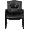 HERCULES Series 500 lb. Capacity Big & Tall Executive Side Chair Black Leather - Flash Furniture - image 4 of 4