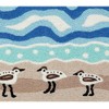 Jellybean Water's Edge Accent Doormat 20"x30" – Machine Washable Indoor/Outdoor Mat for Entryway, Porch, Patio, or Beach Decor - 2 of 3
