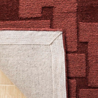 Ceiling Wax Geometric Hand-Tufted Wool Area Rug 5' x 8'