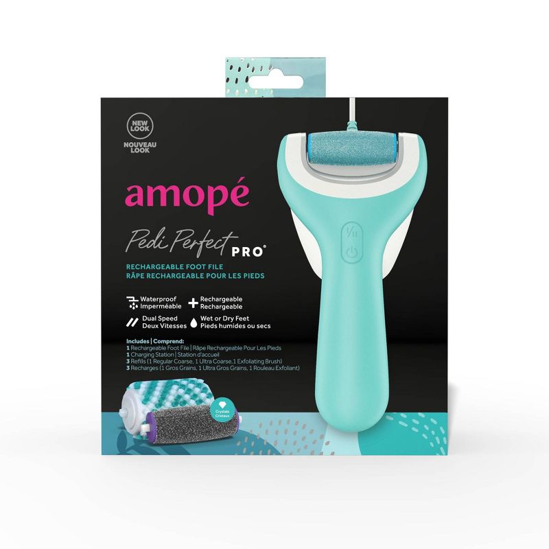 Amope Pedi Perfect Wet Dry Electronic Pedicure Foot File and Callus Remover - 1ct, 1 of 12