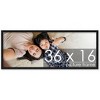 PosterPalooza | Panoramic Classic Modern Black Frame - UV Acrylic, Foam Board Backing, Hanging Hardware - 2 of 4