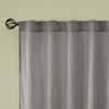 Gracie Mills Gayle Contemporary Lightweight Crushed Sheer Window Panel Pair - 2 of 4