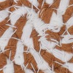 white dark brown stripes
