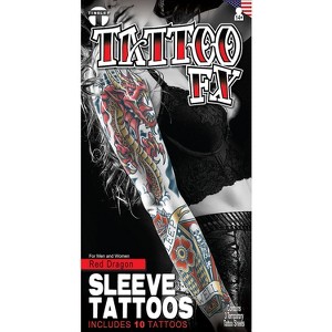 Tinsley Transfers Temporary Tattoo Halloween Costume Wearable Accessories - Multicolored One Size - 1 of 2