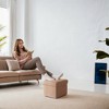 Small Folding Storage Ottoman Foot Rest Stool, 12.2 x 16.1 x 12.2 Inches, Sturdy Ottoman with Hidden Storage, Supports up to 286 lb - 3 of 4