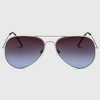 Anna-Kaci Women's Classic Aviator Sunglasses - 2 of 4