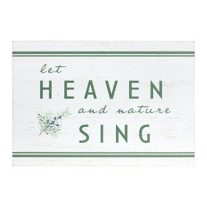 Melrose Rustic Wood Christmas Sentiment Sign 20"L - 1 of 3