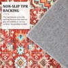 5 * 7ft Persia Style Area Rug, Area RugTROPOW  Vintage Print Large Rug-Machine Washable Stain-Resistant Area Rug - 3 of 4