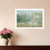 HomeRoots Peaceful Tree Line White Framed Print Wall Art - 2 of 4