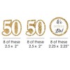 Big Dot of Happiness We Still Do - 50th Wedding Anniversary - DIY Shaped Party Cut-Outs - 24 Count - 2 of 4