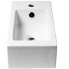 ALFI ABC116 White 20Inch Small Rectangular Wall Mounted Ceramic Sink with Faucet Hole - 3 of 4