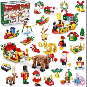 Insoon 50-in-1 Christmas Building Blocks, 609Pcs Xmas Theme Toyfor Kids 6+ Years - 1 of 4