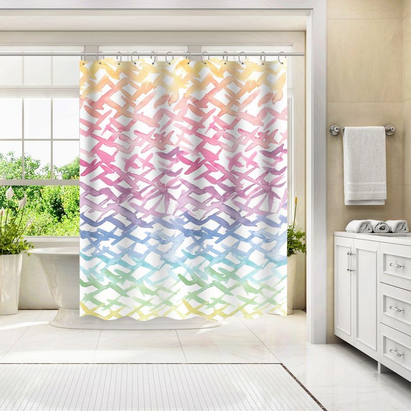Americanflat 71" x 74" Shower Curtain by Victoria Nelson, 3 of 7