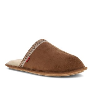 Levi's Mens Milton Nordic Microsuede Scuff House Shoe Slippers - 1 of 4