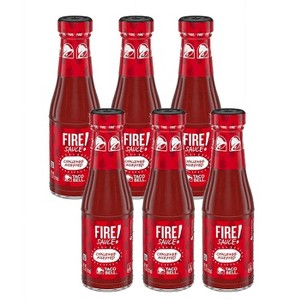 Taco Bell Fire Sauce Glass Bottle, 7.5 oz (Pack of 6) - 1 of 1