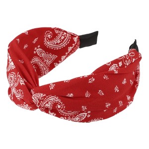 Unique Bargains Women's Knotted Wide Headband 2.44" Wide 1 Pc - 1 of 4
