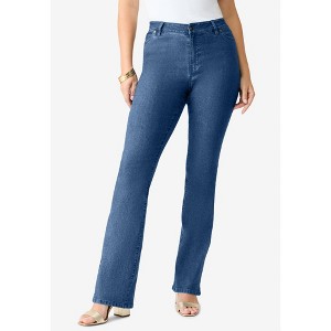 Roaman's Classic Stretch Bootcut Jean - 1 of 4