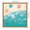 Amanti Art Beach Days by Sarah Adams Canvas Wall Art Print Framed 16-in. x 16-in. - 4 of 4