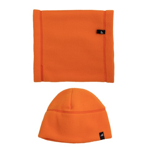 Arctic Gear Toddler Fleece Winter Cap And Gaiter Set Hunter Orange