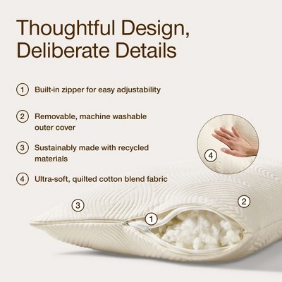 Coop Home Goods Adjustable Latex Pillow - Thumbnail 4