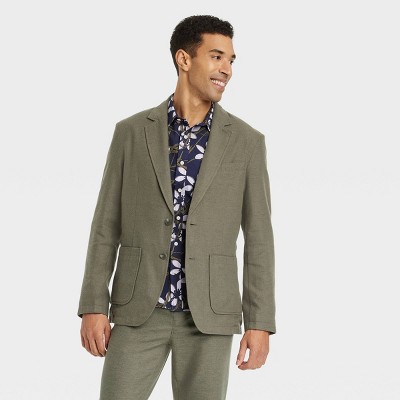 Cotton-blend blazer