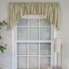 RLF Home 100% Cotton 3-PC Crosswell Center/Jabot set Fully lined Rod Pocket Valance 75" x 23"  Sage - 2 of 4