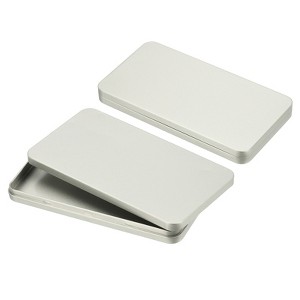 Unique Bargains Tinplate Money Ticket Credit Card Check Organizing Decorative Banks 6.7" x 3.5" 2 Pcs - 1 of 4