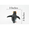 Collectible Wildlife Gifts | Penguin, Rockhopper Penguin, Rubber Bird, Hand Painted, Realistic Toy Figure, Model, Gift,       3"     CH463 BB114 - 2 of 4