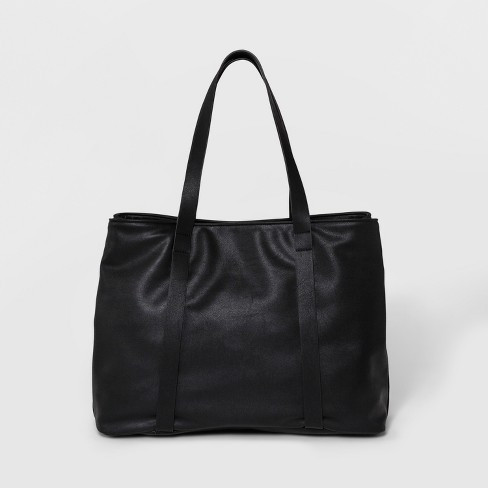 nine west chelsea triple compartment tote