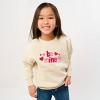 Be Mine Knit Print - Youth Graphic Sweatshirt - 2 of 4