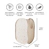 3 Sprouts Baby & Kids Recycled Fabric Pop-up Laundry Hamper - Terrazzo Beige - 4 of 4