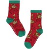 Dr. Seuss GRINCH Kids 3 Pairs Multi-Design Crew Socks For Boys' Or Girls' Multicoloured - 4 of 4