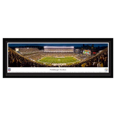 BlakewayPanoramas Pittsburgh Steelers - Acrisure Stadium On Paper by James  Blakeway Photograph