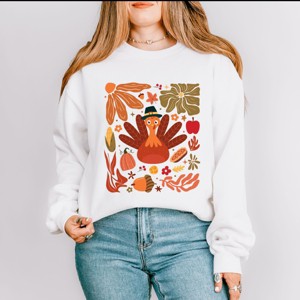 Simply Sage Market Turkey Boho Sweatshirt - 1 of 4