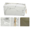 Unique Bargains Makeup Bag Cosmetic Travel Bag Make Up Brush Organizer Bag Marble Makeup Storage Toiletry Bag for Women 7"x3"x4" 1 Pcs - 3 of 4