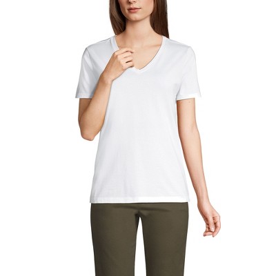 Lands' End Women's Relaxed Supima Cotton T-Shirt