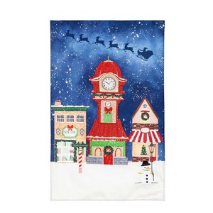 Christmas Eve Linen House Flag - 1 of 1
