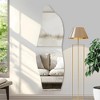64"x21" Irregular Full Length Mirror, HD Frameless Cloud Mirror Wall Mounted Mirror, Full Body Wavy Mirror for Bedroom Living Room with Tempered Glass - 2 of 4