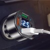 Ciao Tech 12V USB-A 18W 4-Port Car Charger with Voltage LED Display - 3 USB-A, 1 USB-C, 3.0A Quick Charge - 3 of 4
