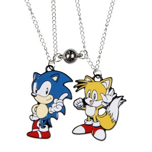 Sonic The Hedgehog Sonic and Tails Best Friend Necklaces Set For Women Men - 1 of 4