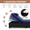 ODK Outdoor PE Wicker Chaise Lounge Chairs, Pool PE Wicker Lounge Chairs Set of 2, Brown Rattan Pool Lounge Chairs Adjustable Backrest Recliners - 3 of 4